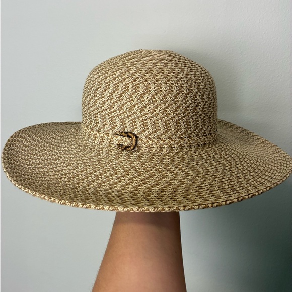 Nine & Co. Floppy Woven Sun Hat - Picture 1 of 5